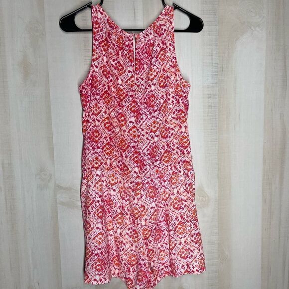 ‎GAP pink orange shorts romper, size small - Picture 9 of 12
